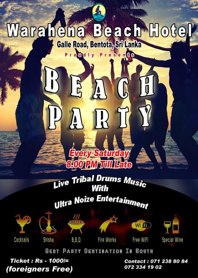 Warahena Beach Hotel Bentota Luaran gambar